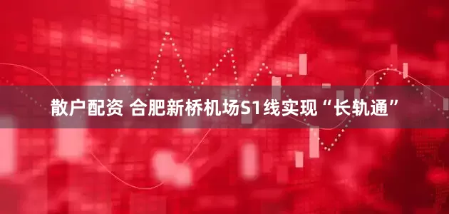 散户配资 合肥新桥机场S1线实现“长轨通”