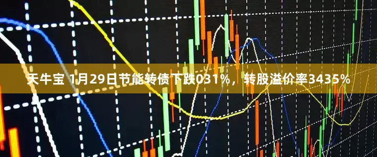 天牛宝 1月29日节能转债下跌031%，转股溢价率3435%